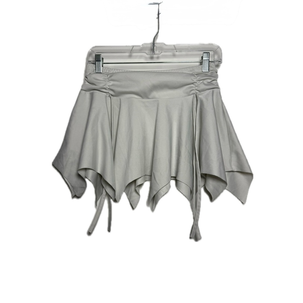 White Handkerchief Hem Skirt